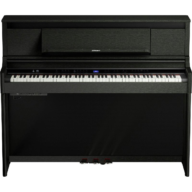 Roland LX-6-CH Luxury Upright Digital Piano in Charcoal Black