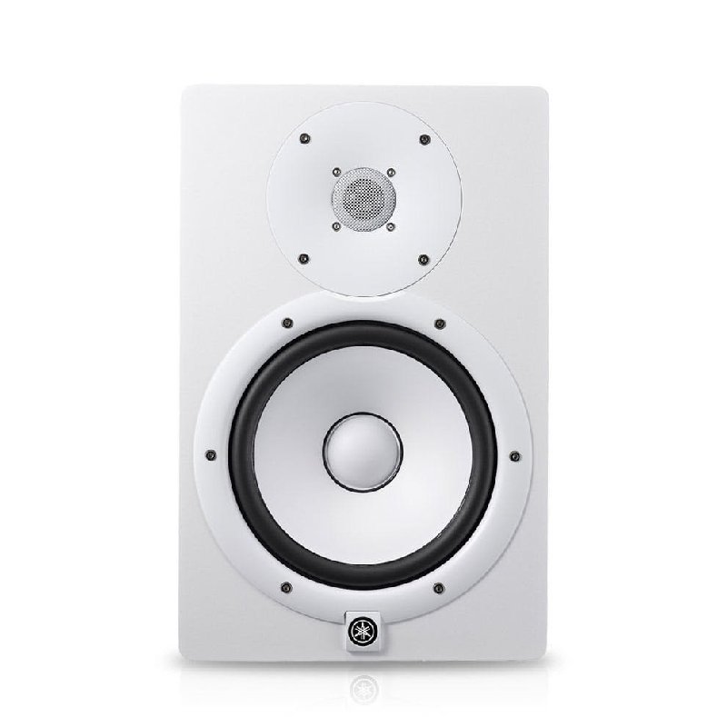 Yamaha HS8 Powered Studio Monitor in White (Single Unit, 8-inch)