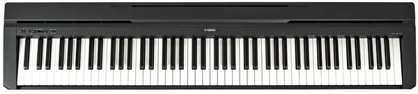 Yamaha P45 Digital Portable Piano in Black with Footswitch