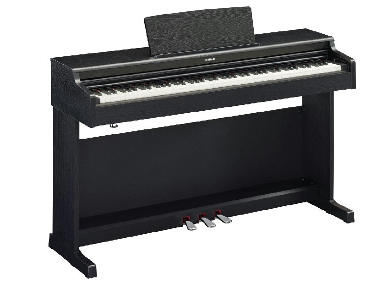 Yamaha YDP165 Digital Home Piano in Black with GH3 Keyboard