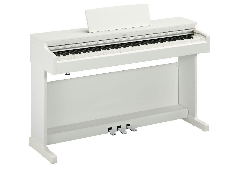 Yamaha YDP165 Digital Home Piano in White with GH3 Keyboard