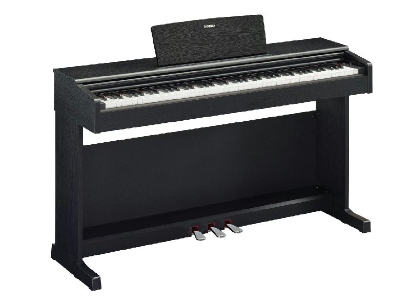 Yamaha YDP-145 Digital Piano in Black with GHS Keyboard