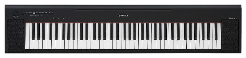 Yamaha NP-35 Piaggero Portable Piano-Style Keyboard, 76 Keys, Black