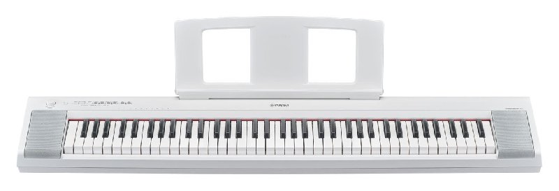 Yamaha NP-35 Piaggero Portable Piano-Style Keyboard - White, 76 Keys