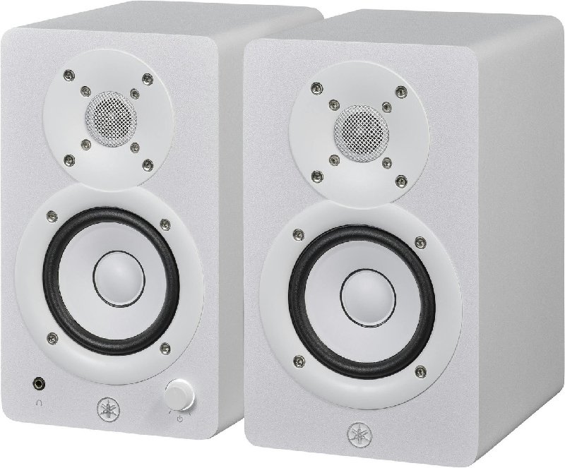 Yamaha HS3 Studio Monitor Speakers in White