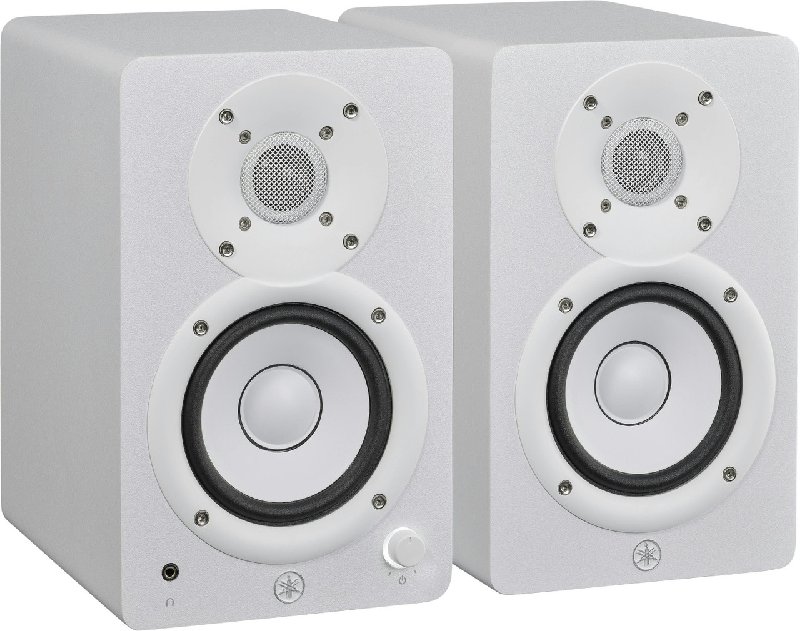 Yamaha HS4 Studio Monitor Speakers - White (Pair)
