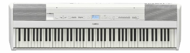Yamaha P-525 Portable Digital Piano in White with GrandTouch-S Keyboard