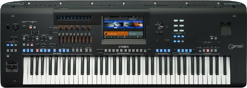 Yamaha Genos 2 Keyboard Bundle with L-7B Stand and GNS-MS01 Speaker Set