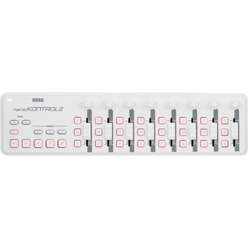 Korg nanoKONTROL2 USB MIDI Controller in White