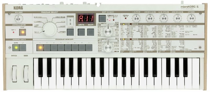 Korg MicroKORG S Synthesizer/Vocoder with Built-in 2+1 Speaker System
