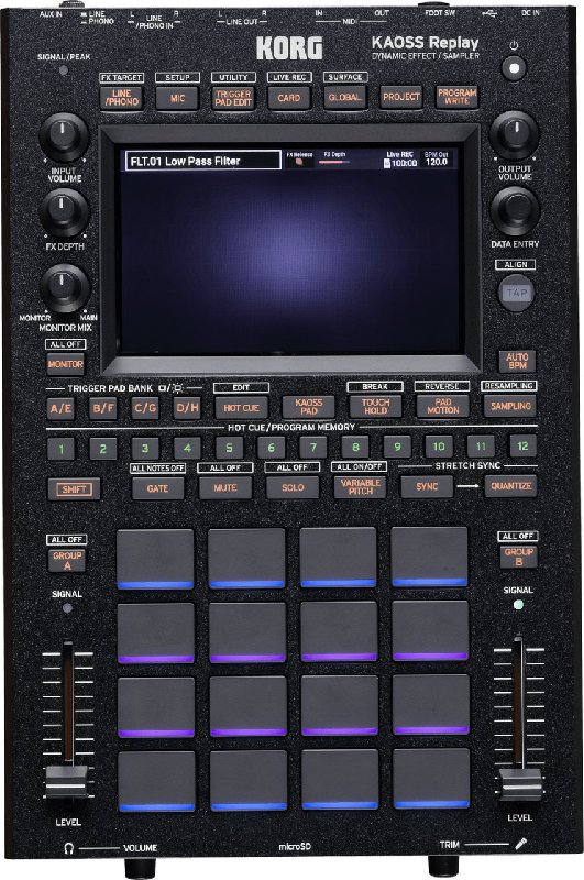 Korg Kaoss Replay Dynamic Effect & Sampler with 16 Trigger Pads