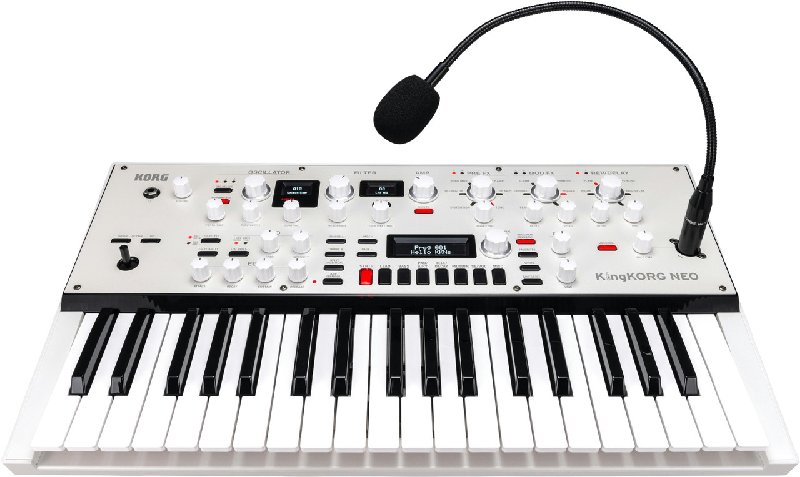 Korg KingKORG Neo Virtual Analogue Synthesizer with 37 Mini Keys and Vocoder