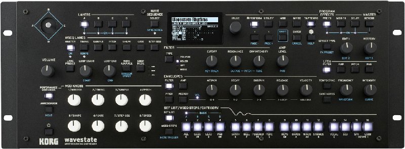 Korg Wavestate MK2 Synth Module, 19-inch 4U Rackmount