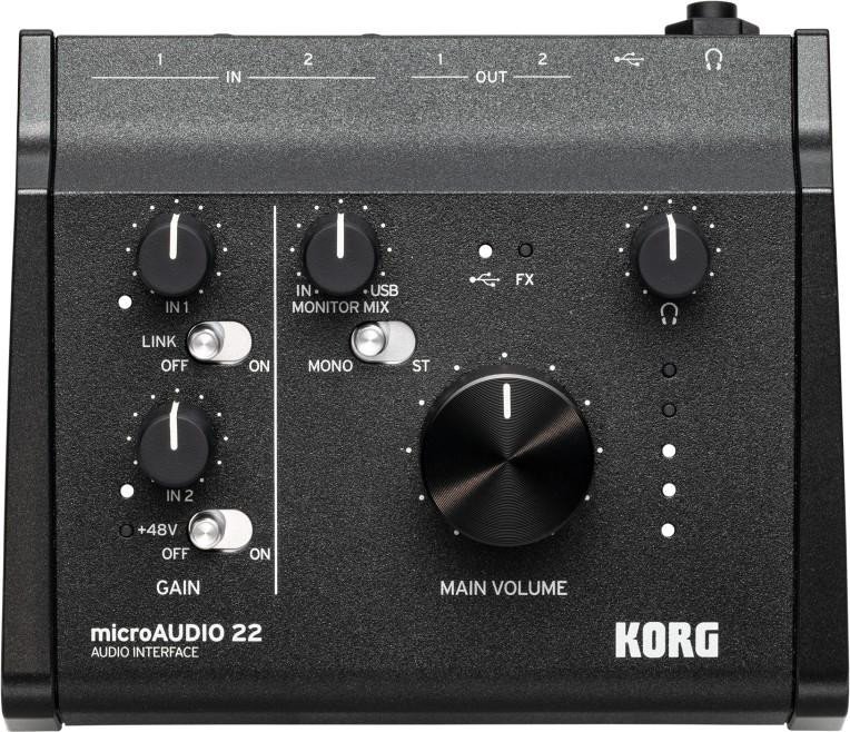 Korg microAUDIO 22 USB-C Audio Interface