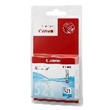 Canon CLI-521 Cyan Printer Ink Cartridge, 9ml