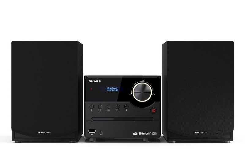 Sharp XL-B517D Hi-Fi Micro Sound System with DAB+ Radio, Bluetooth and CD Player - Black