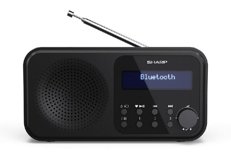 Sharp DR-P420BK Tokyo Digital Radio DAB/DAB+ & FM with Bluetooth - Black