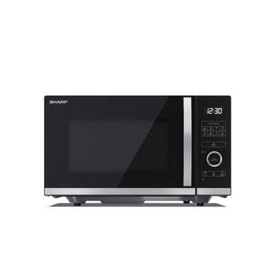 Sharp YC-QS254AU-B 25L Black Flatbed Microwave Oven with 900W Power