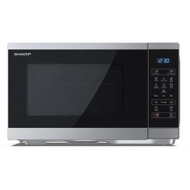 Sharp 25L Freestanding Digital Solo Microwave Oven in Silver