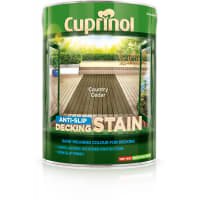 Cuprinol Anti-Slip Decking Stain in Country Cedar, 5 Litre