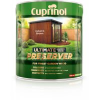Cuprinol Ultimate Garden Wood Preserver Autumn Brown 4 Litre