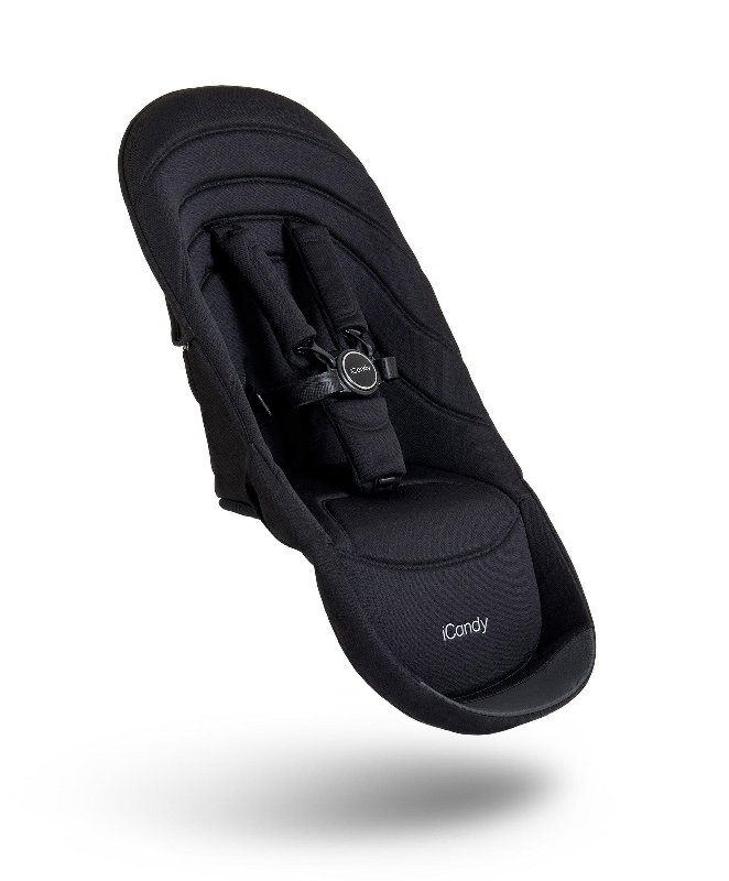 iCandy Orange 4 Second Seat Fabric in Black