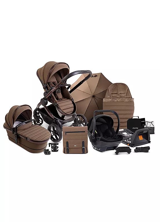 iCandy Peach 7 Coco Pushchair with Carrycot and Complete Car Seat Bundle