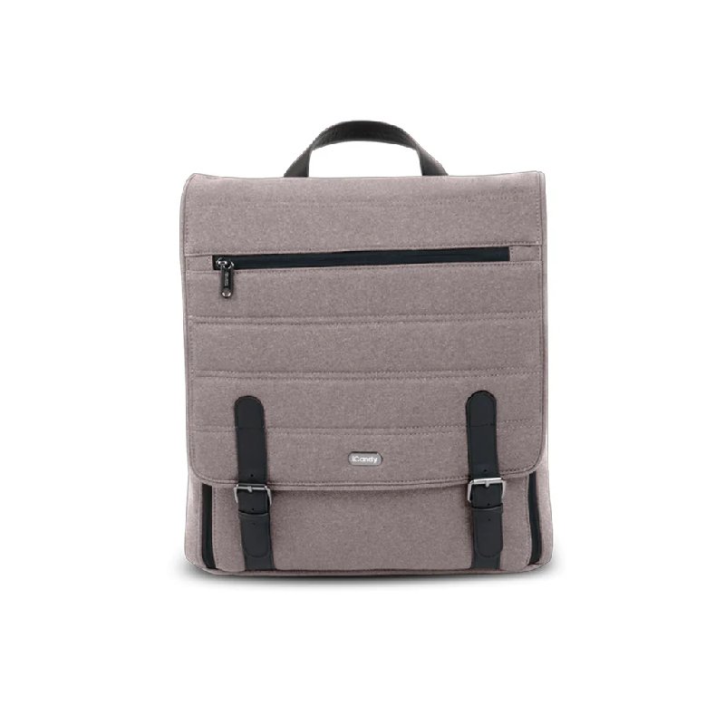iCandy Peach 7 Changing Bag in Porcini with Changing Mat and Bottle Tote