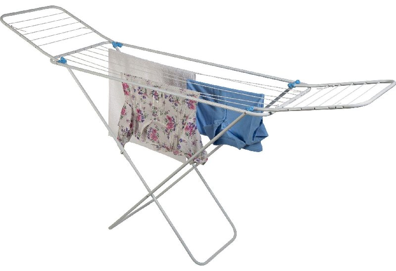 Minky Wing 14m Indoor Clothes Airer with Flip-Out Hangers