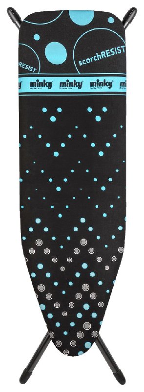 Minky Scorch Resist Ironing Board - Black, 122x38cm