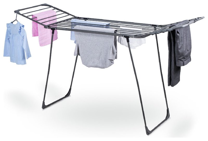 Minky Sure Grip 18m Balcony Airer with Non-Slip Rungs