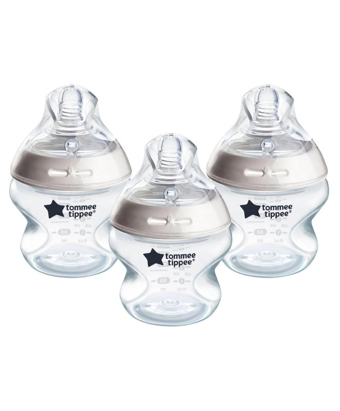 Tommee Tippee Natural Start Anti-Colic Baby Bottle, Pack of 3, 150ml