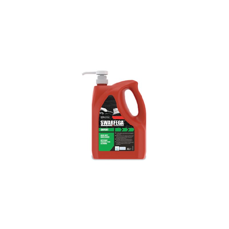 Swarfega Expert Heavy-Duty Hand Cleaner Pump Bottle 4 Litre
