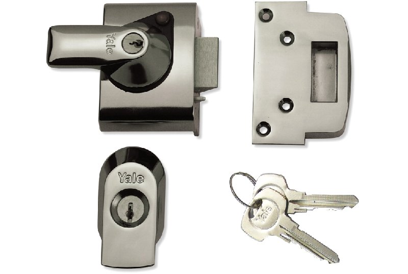 Yale PBS2 40mm Auto Deadlocking Night Latch in Chrome