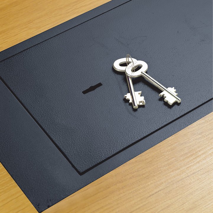 Yale 39cm Key Lock Floorboard Safe in Anthracite