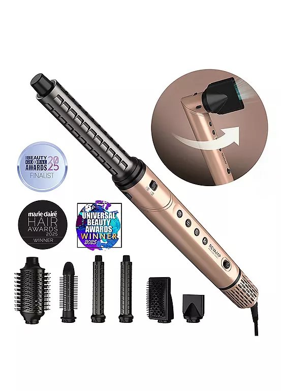 Revamp Dynamic Radiance Pro 7-in-1 Ionic Air Styler with 6 Attachments