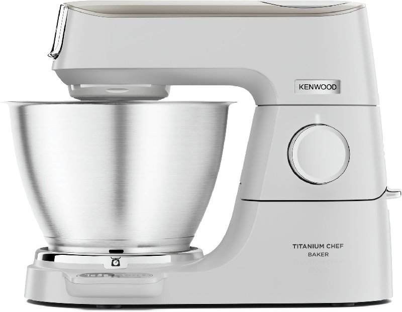 Kenwood Chef Baker Titanium Stand Mixer - White, 5L Bowl, 1200W