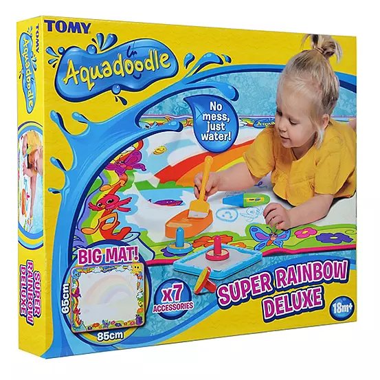 Tomy Super Rainbow Deluxe Aquadoodle with Pen, 3 Stampers and Paintbrush