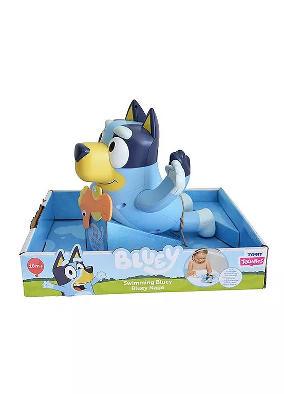 Tomy Bluey Swimming Bath Toy with Pull-String Mechanism