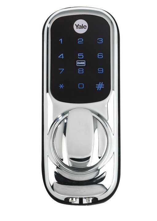 Yale Keyless Connected Smart Lock Kit in Satin Nickel with Key Card and Tag