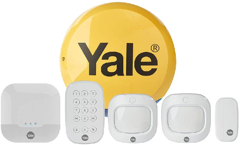 Yale Sync Smart Home Alarm Family Kit IA-320 with Smart Hub, 2 PIR Sensors, Door Contact, Keypad & Outdoor Siren