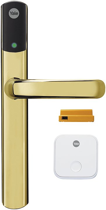 Yale Conexis L2 Smart Door Lock in Polished Brass