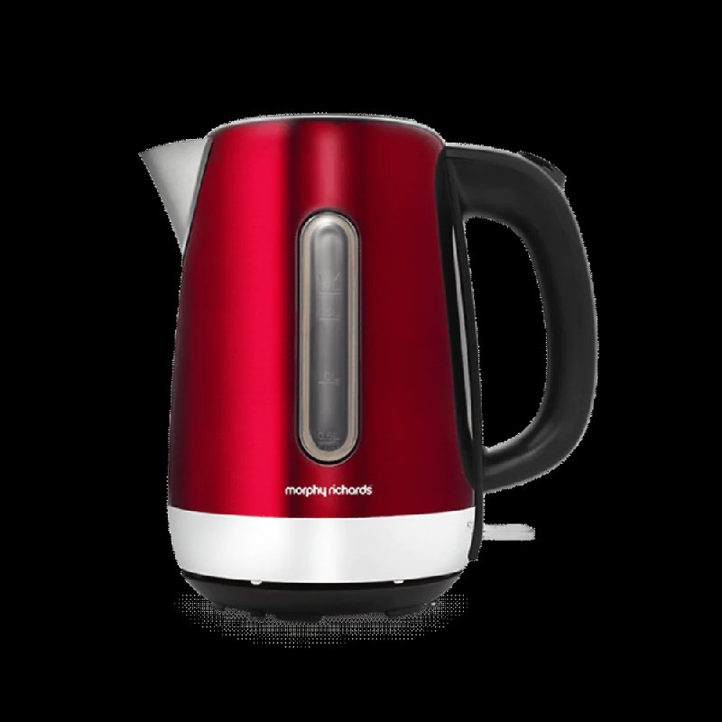 Morphy Richards Equip Jug Kettle, 1.7 Litre Capacity, Red