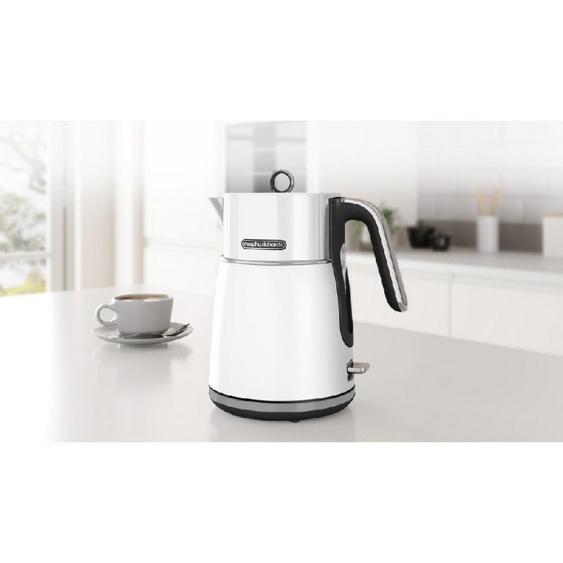 Morphy Richards 100704 Signature Matt Jug Kettle, 1.5 Litres, Moonlight White