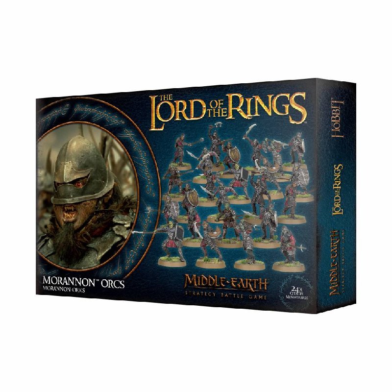 Middle Earth Strategy Battle Game Morannon Orcs Unit - 24 Miniatures with Weapons and Shields