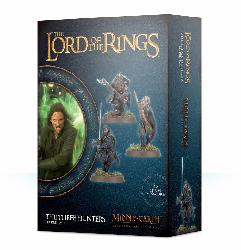 Games Workshop Lord of the Rings The Three Hunters Miniatures Set