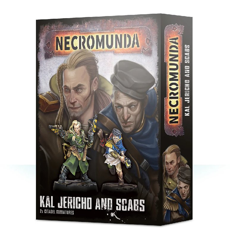 Necromunda Kal Jericho and Scabs Plastic Character Models