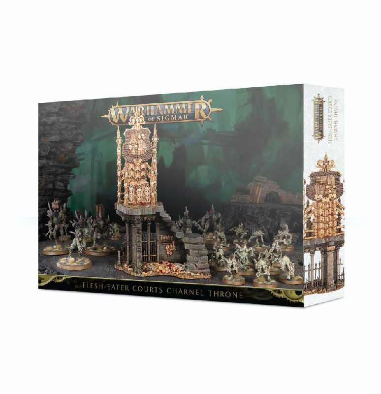 Warhammer Age of Sigmar Flesh-Eater Courts Charnel Throne Scenery Set