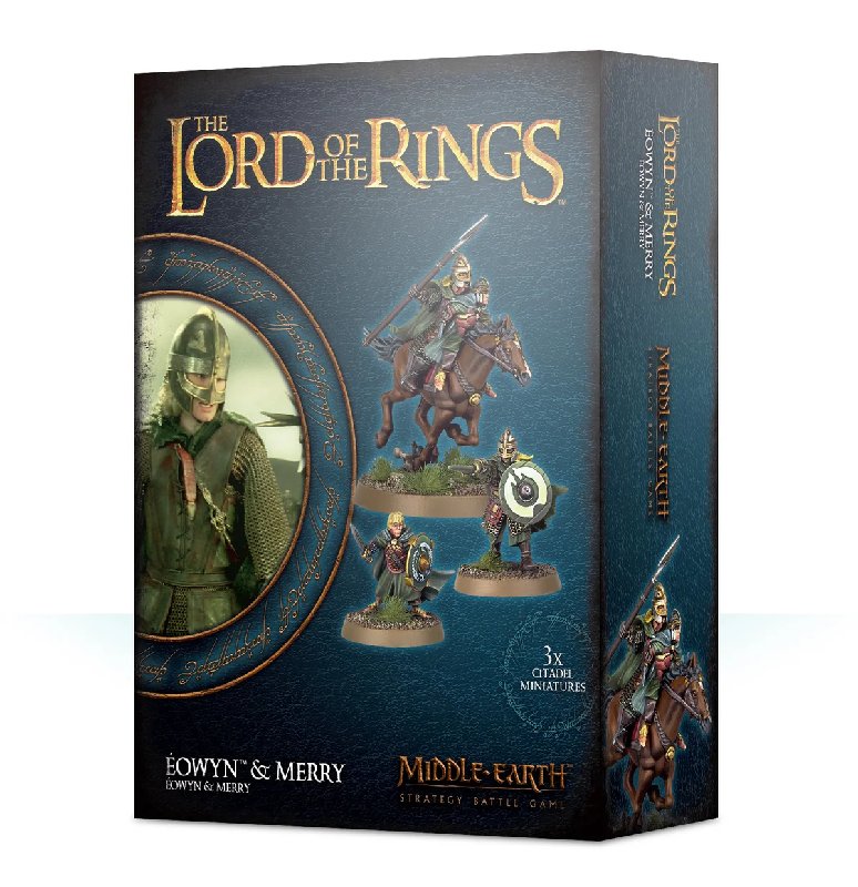 Middle Earth Strategy Battle Game: The Lord of the Rings - Hero - Éowyn & Merry Miniatures Set