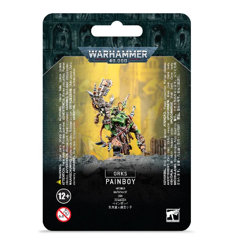 Warhammer 40k Orks Painboy with Grot Orderly